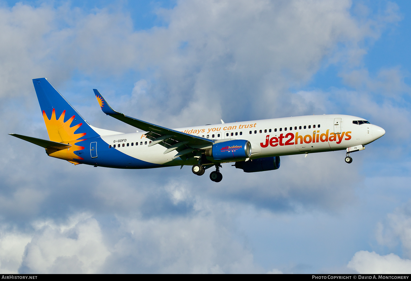 Aircraft Photo of G-GDFD | Boeing 737-8K5 | Jet2 Holidays | AirHistory.net #576601