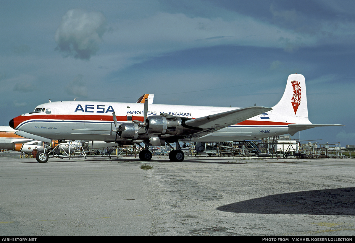 Aircraft Photo of YS-39C | Douglas DC-6B(F) | AESA - Aerolíneas El Salvador | AirHistory.net #576629
