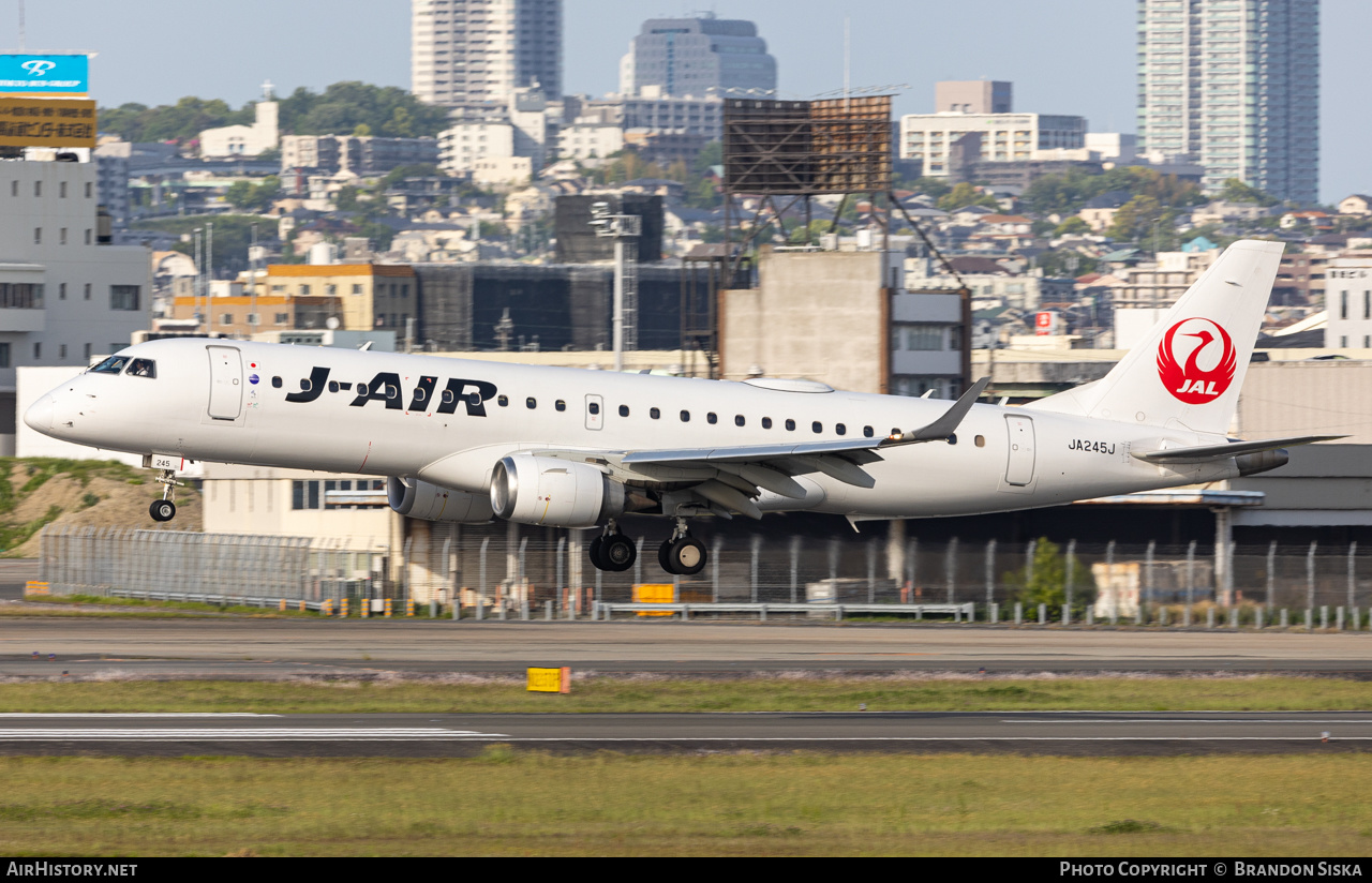 Aircraft Photo of JA245J | Embraer 190STD (ERJ-190-100STD) | J-Air | AirHistory.net #576644