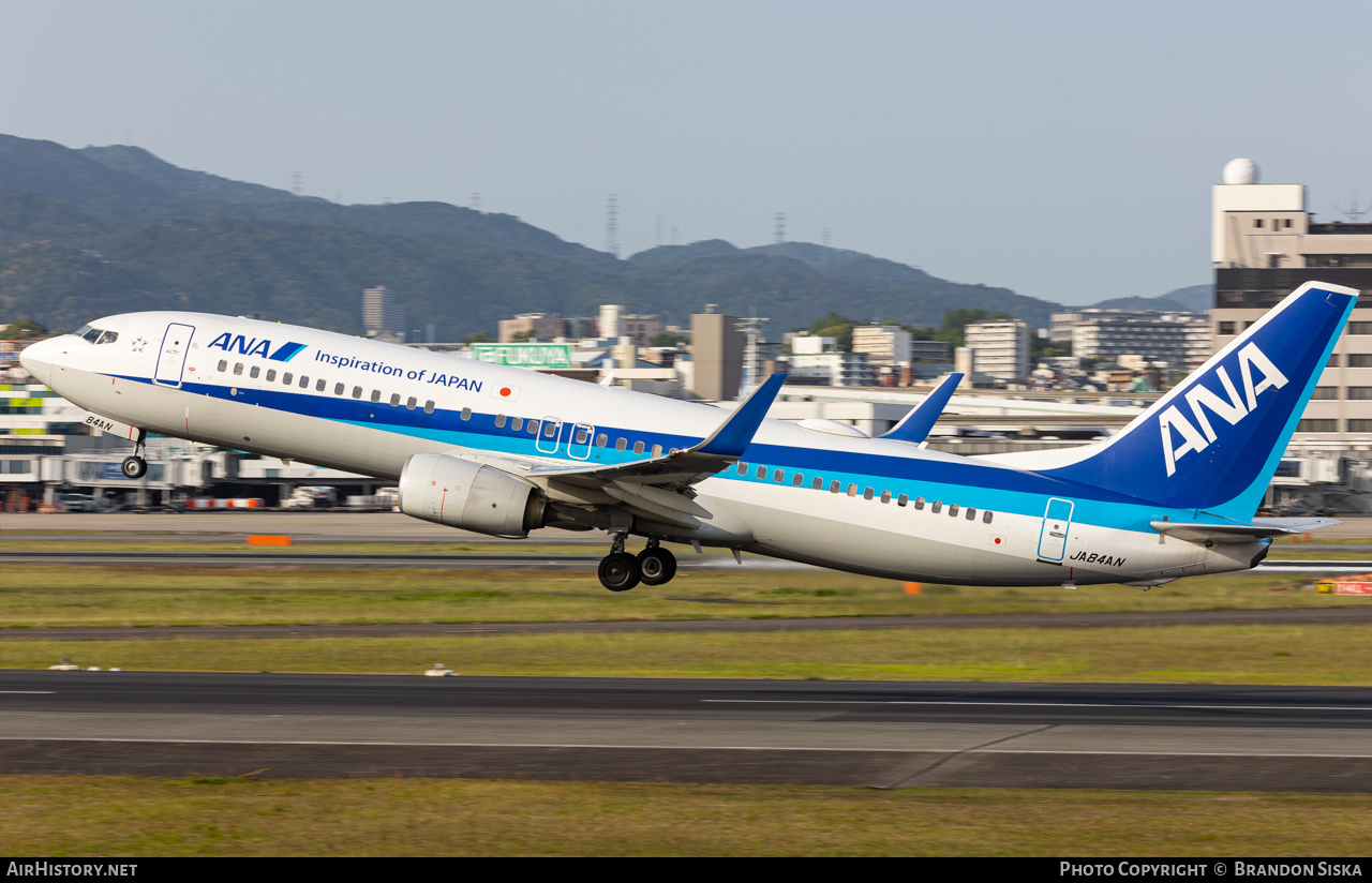 Aircraft Photo of JA84AN | Boeing 737-881 | All Nippon Airways - ANA | AirHistory.net #576664