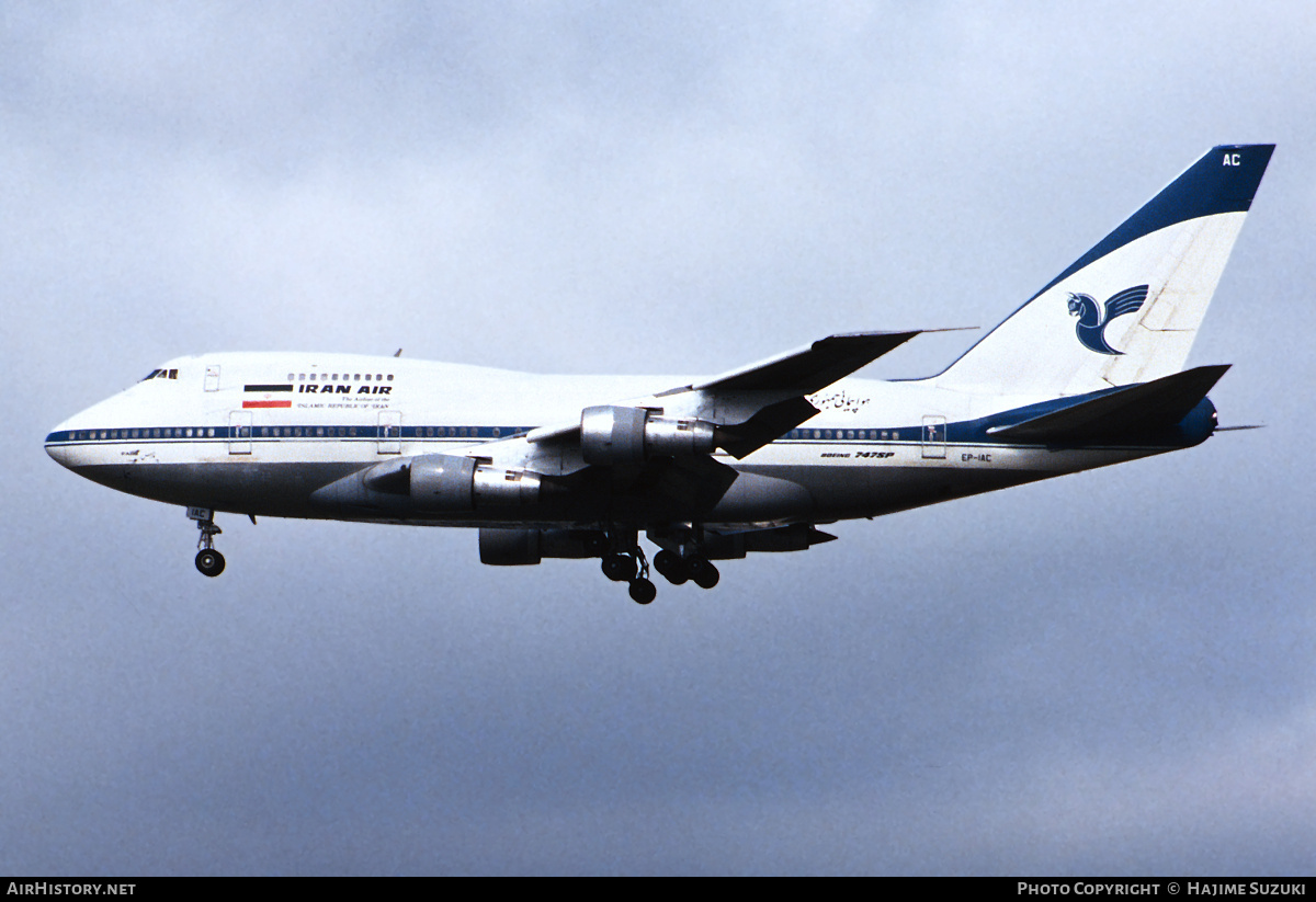 Aircraft Photo of EP-IAC | Boeing 747SP-86 | Iran Air | AirHistory.net #576668