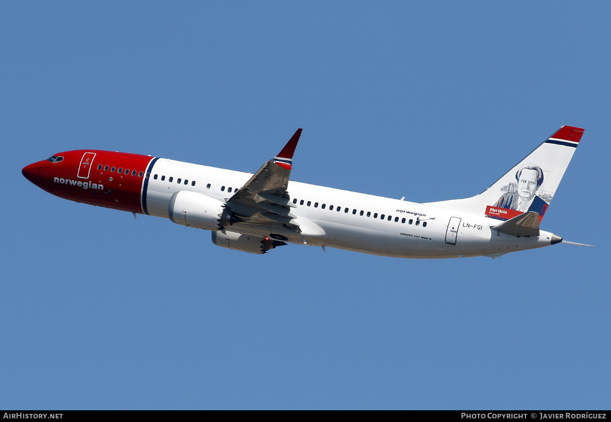 Aircraft Photo of LN-FGI | Boeing 737-8 Max 8 | Norwegian | AirHistory.net #576679