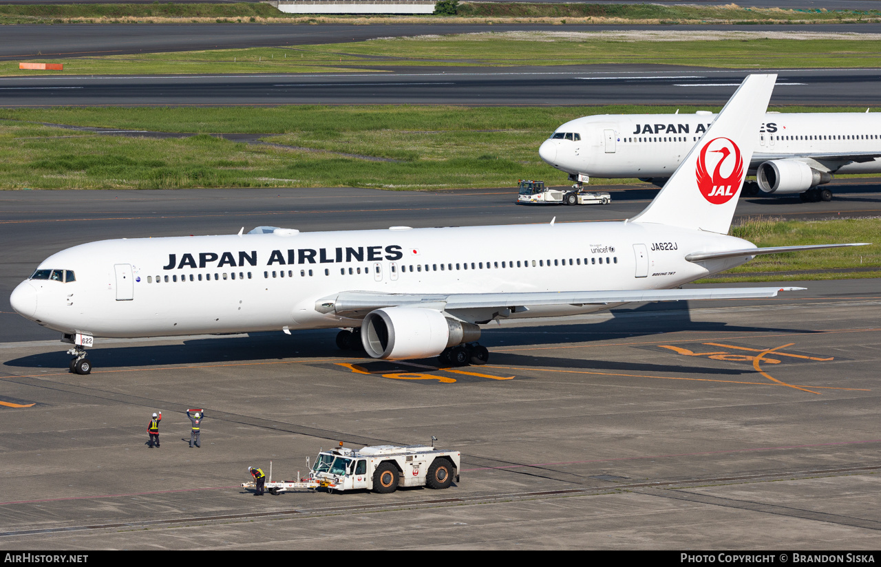 Aircraft Photo of JA622J | Boeing 767-346/ER | Japan Airlines - JAL | AirHistory.net #576689
