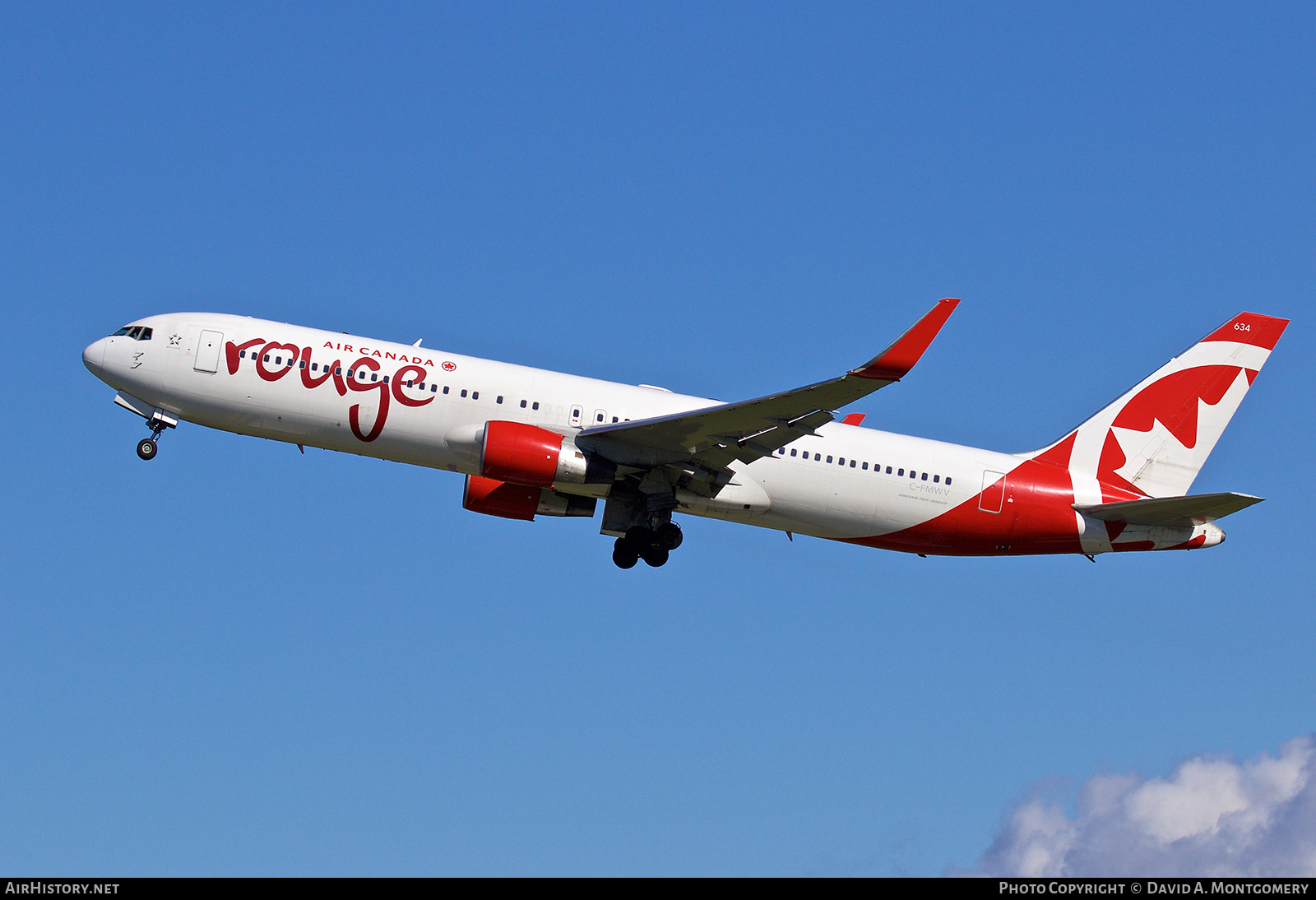 Aircraft Photo of C-FMWV | Boeing 767-333/ER | Air Canada Rouge | AirHistory.net #576700