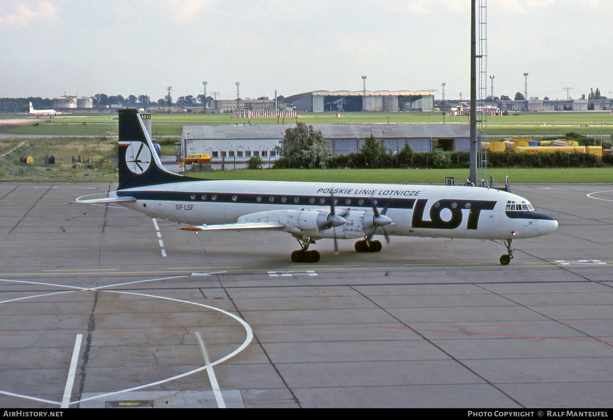 Aircraft Photo of SP-LSF | Ilyushin Il-18E | LOT Polish Airlines - Polskie Linie Lotnicze | AirHistory.net #576703