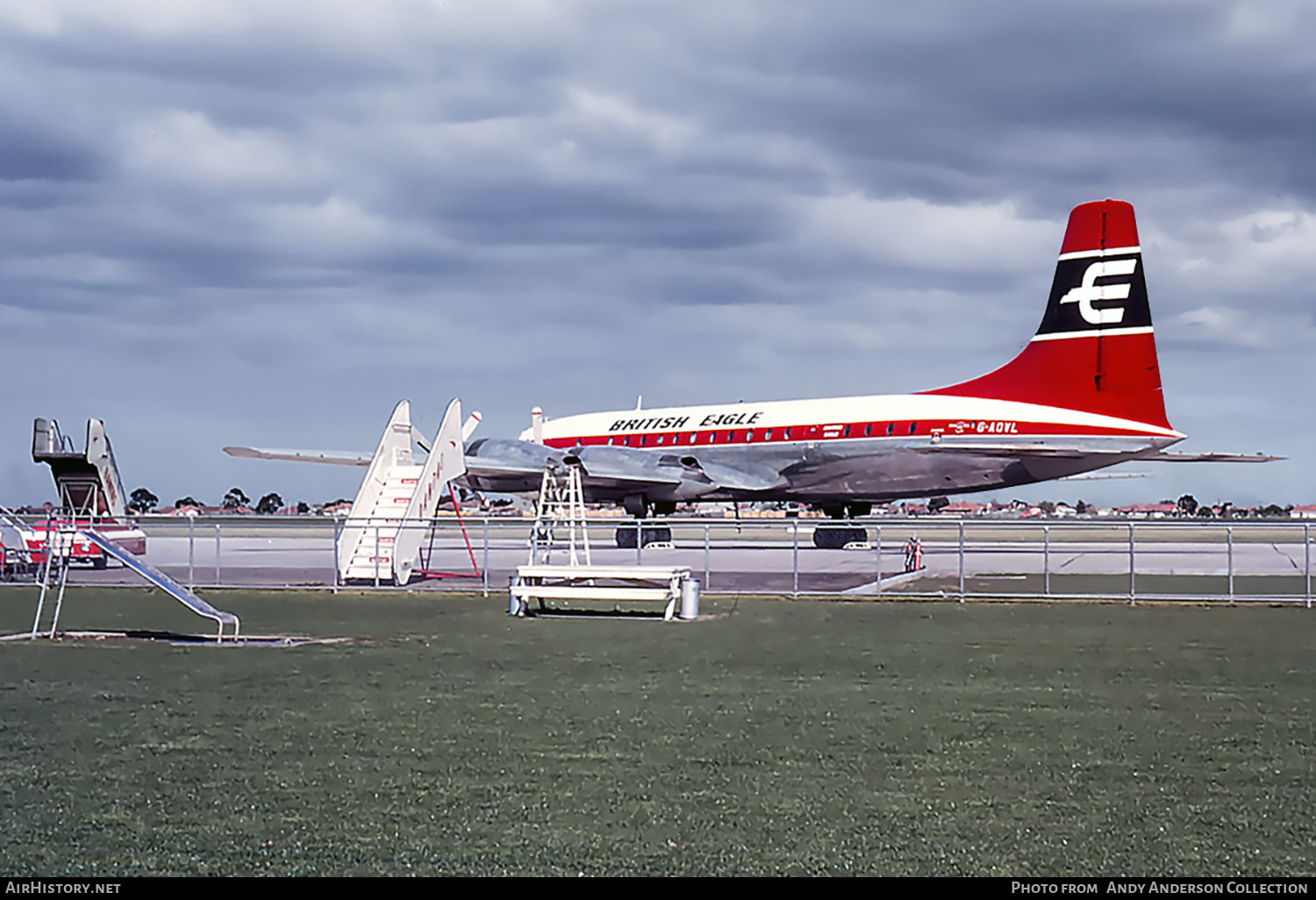 Aircraft Photo of G-AOVL | Bristol 175 Britannia 312 | British Eagle International Airlines | AirHistory.net #576711