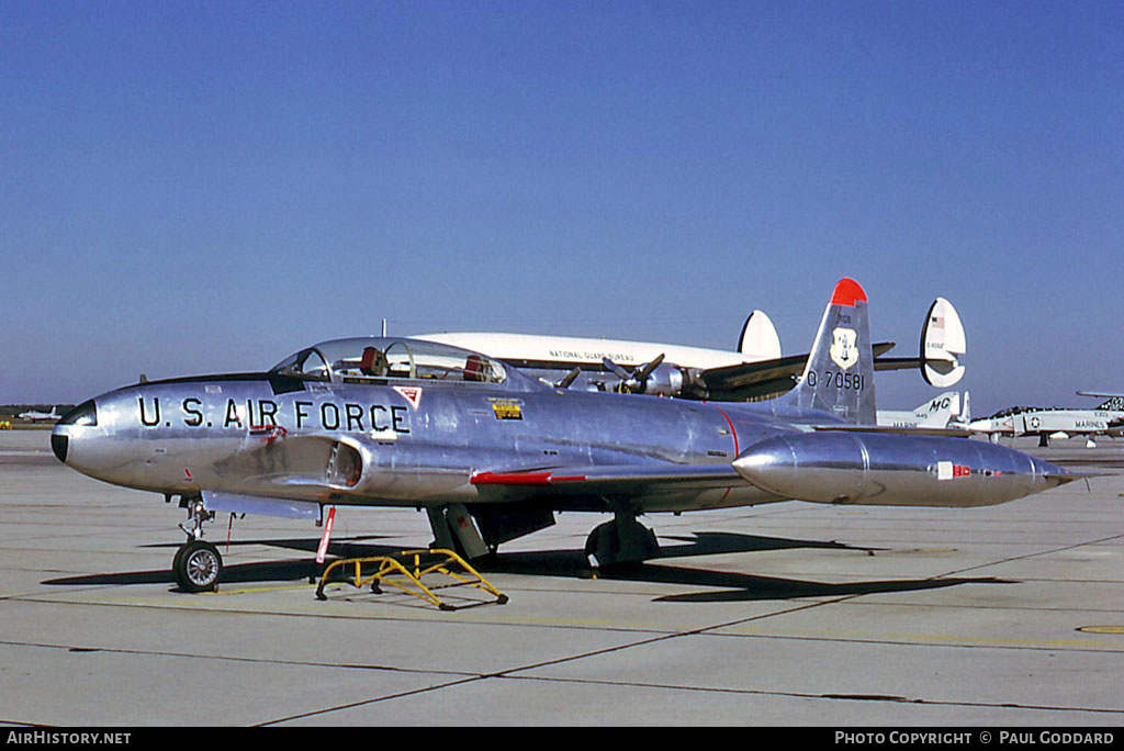 Aircraft Photo of 57-581 / 0-70581 | Lockheed T-33A | USA - Air Force | AirHistory.net #576738