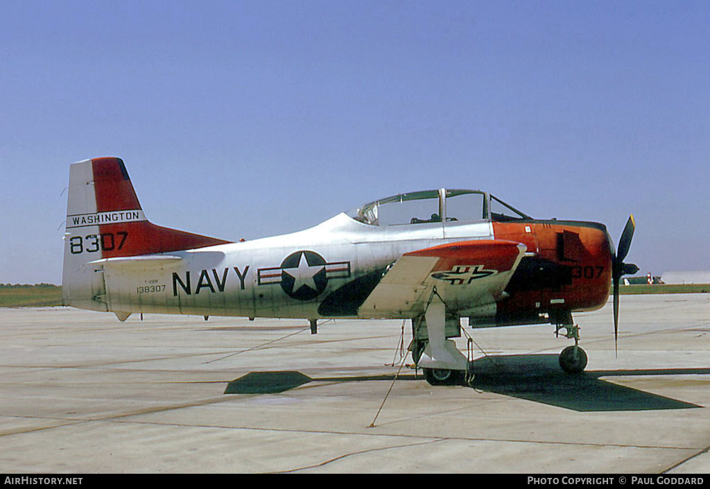 Aircraft Photo of 138307 | North American T-28B Trojan | USA - Navy | AirHistory.net #576749