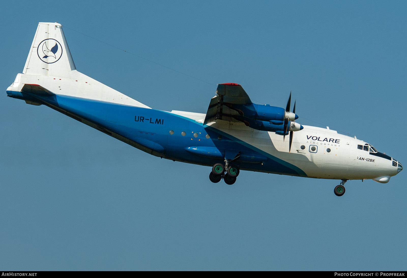 Aircraft Photo of UR-LMI | Antonov An-12BK | Volare Aircompany | AirHistory.net #576757