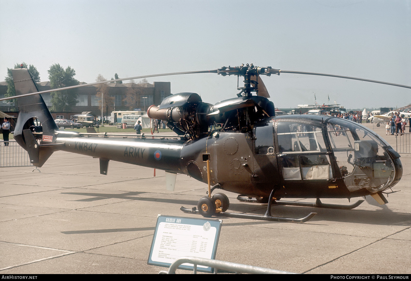 Aircraft Photo of XW847 | Aerospatiale SA-341B Gazelle AH1 | UK - Army | AirHistory.net #576764