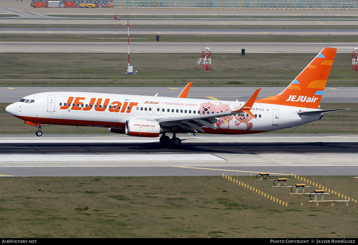 Aircraft Photo of HL8322 | Boeing 737-8K5 | Jeju Air | AirHistory.net #576765