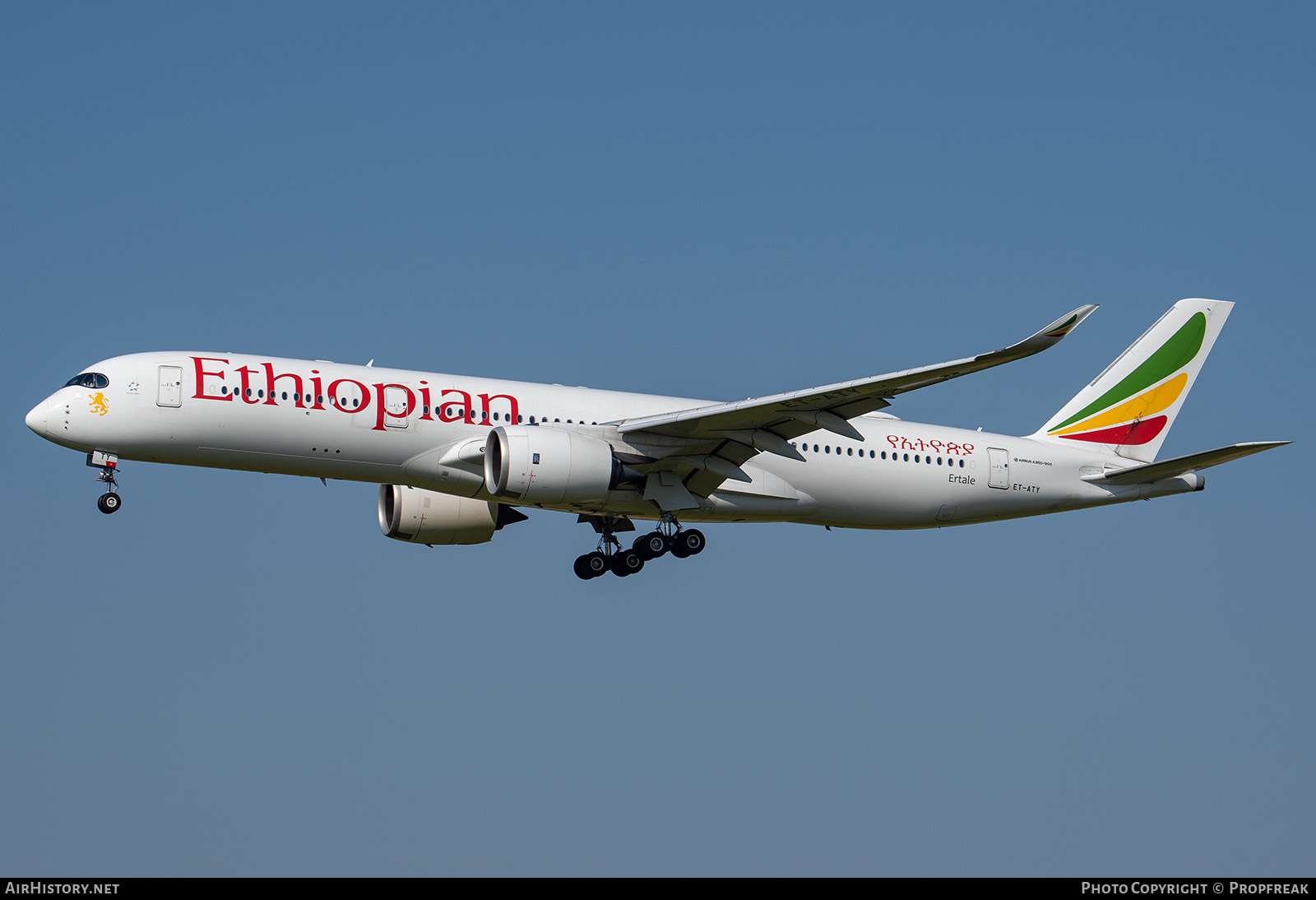 Aircraft Photo of ET-ATY | Airbus A350-941 | Ethiopian Airlines | AirHistory.net #576771