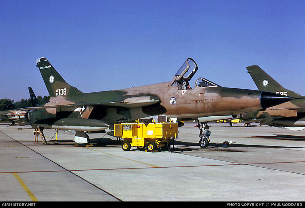 Aircraft Photo of 61-0138 / AF61-138 | Republic F-105D Thunderchief | USA - Air Force | AirHistory.net #576777