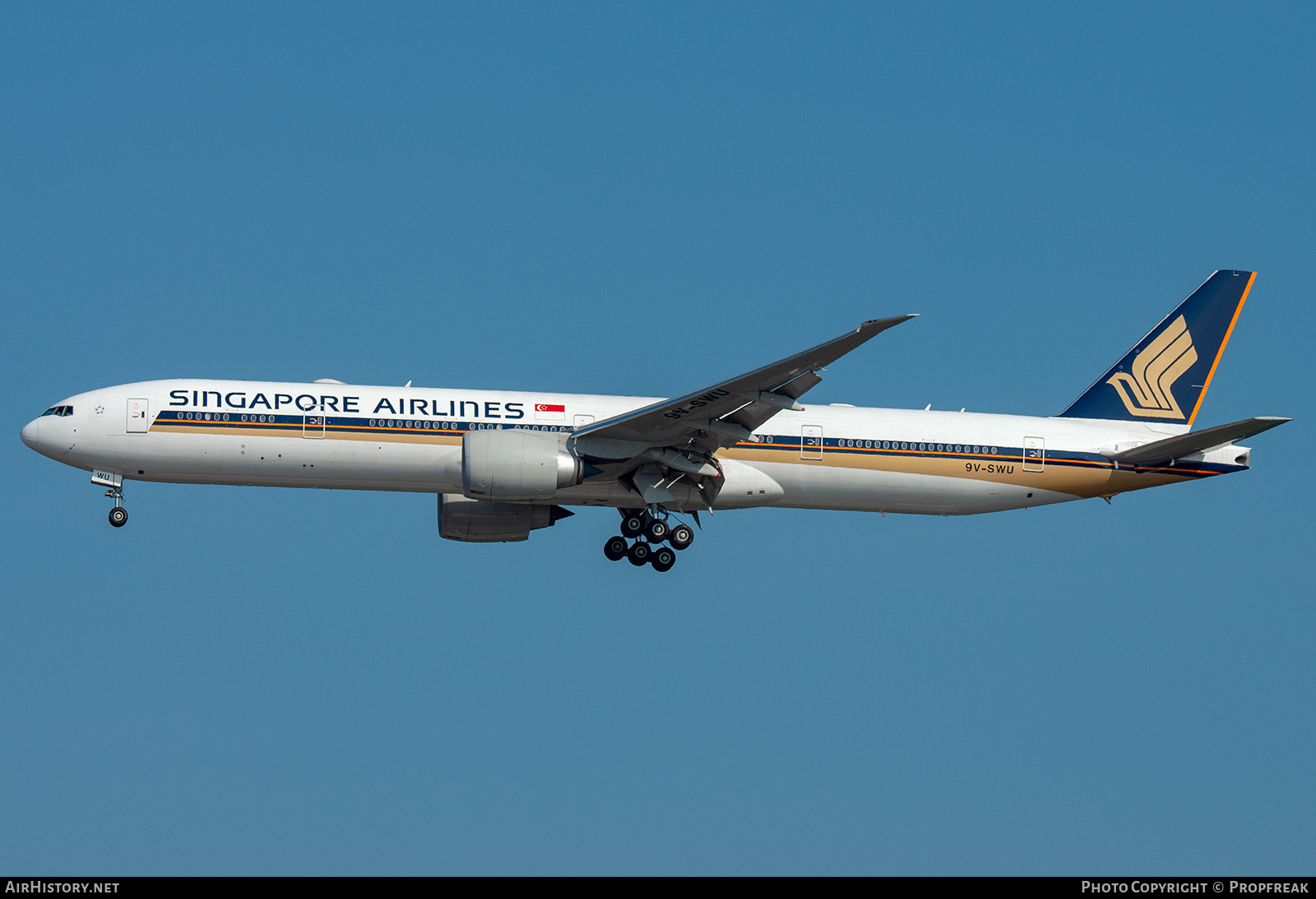 Aircraft Photo of 9V-SWU | Boeing 777-312/ER | Singapore Airlines | AirHistory.net #576788