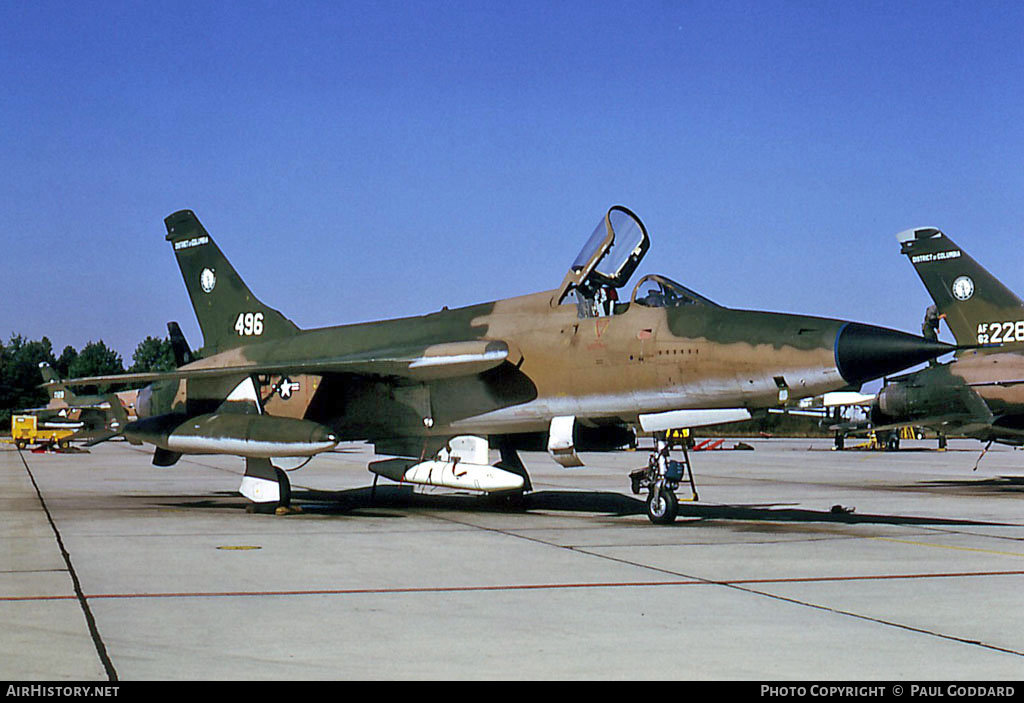 Aircraft Photo of 60-0496 / AF60-496 | Republic F-105D Thunderchief | USA - Air Force | AirHistory.net #576789