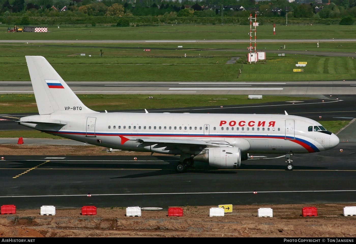 Aircraft Photo of VP-BTQ | Airbus A319-114 | Rossiya - Russian Airlines | AirHistory.net #576794