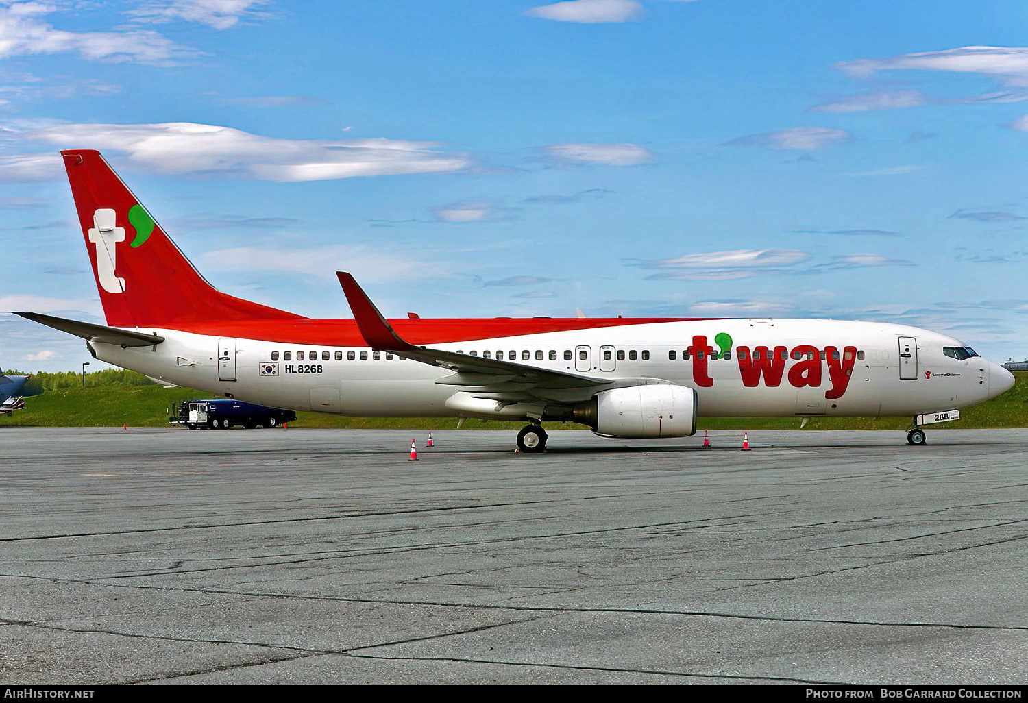 Aircraft Photo of HL8268 | Boeing 737-83N | T'way Air | AirHistory.net #576820