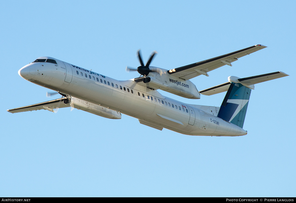 Aircraft Photo of C-GEWR | Bombardier DHC-8-402 Dash 8 | WestJet | AirHistory.net #576827