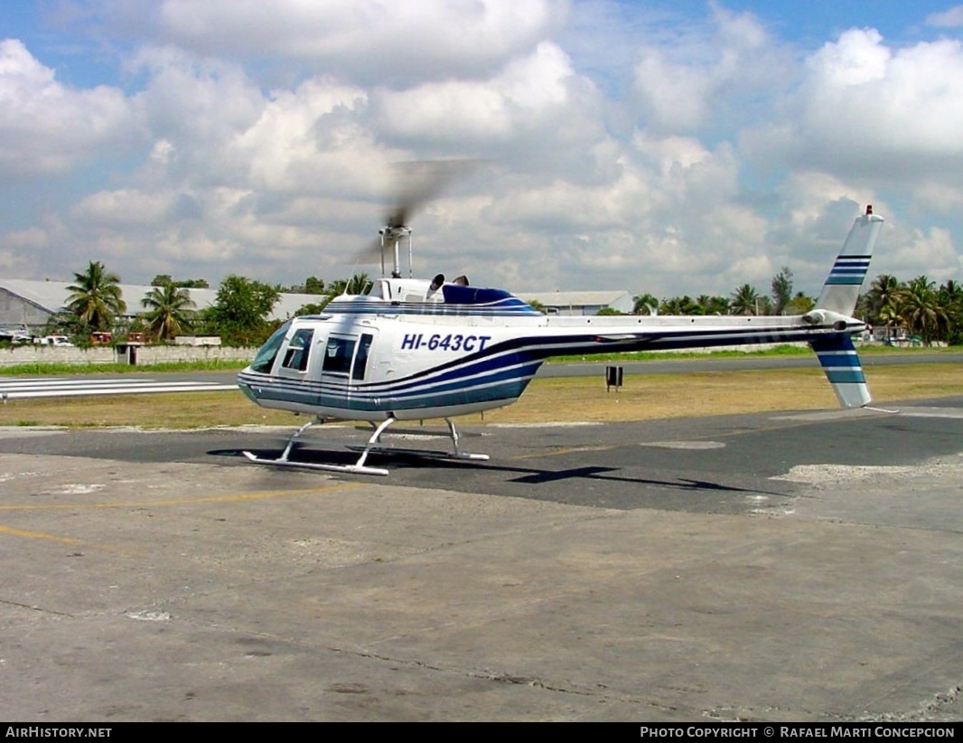 Aircraft Photo of HI-643CT | Bell 206B JetRanger | Caribair | AirHistory.net #576855