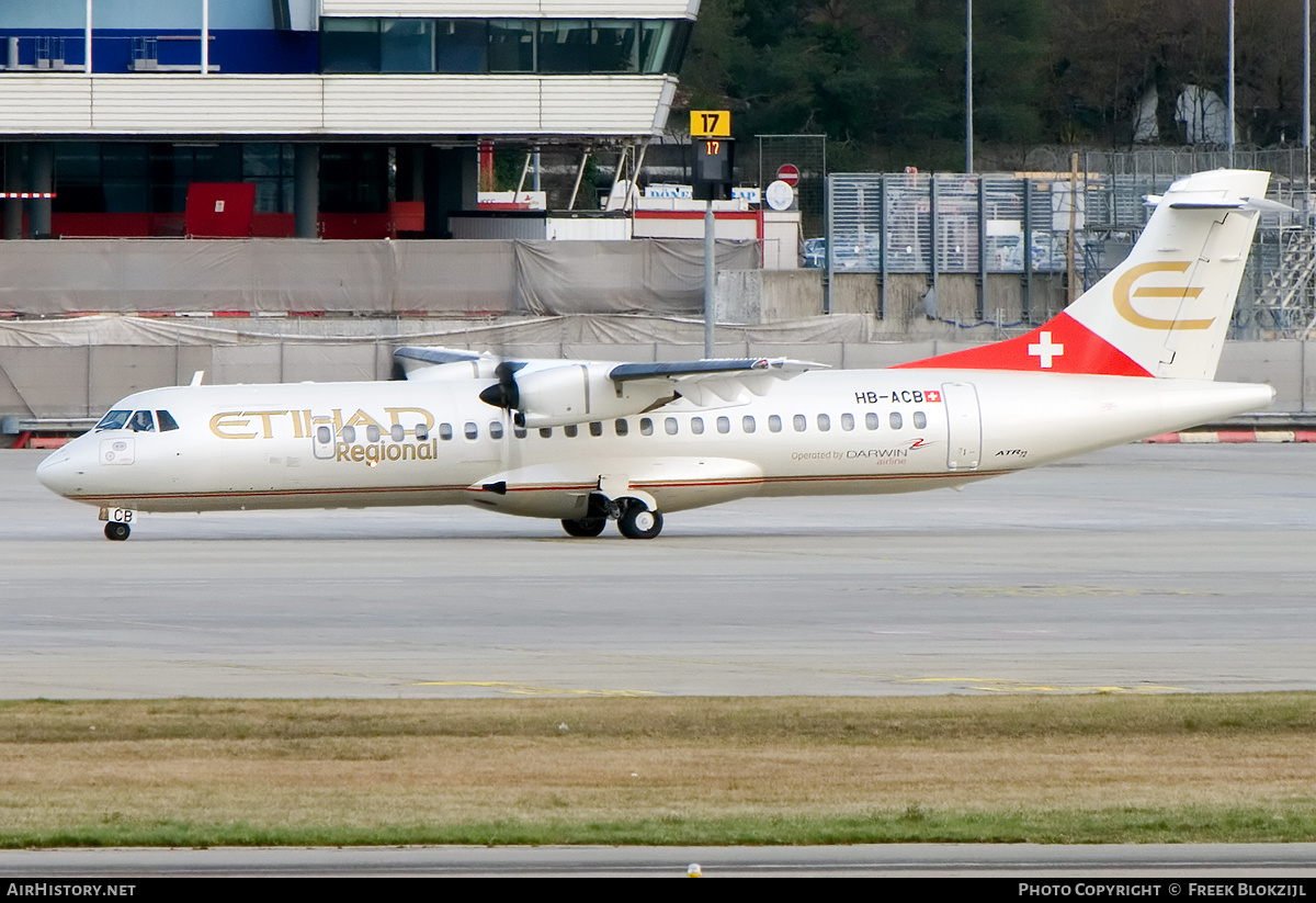 Aircraft Photo of HB-ACB | ATR ATR-72-500 (ATR-72-212A) | Etihad Regional | AirHistory.net #576890