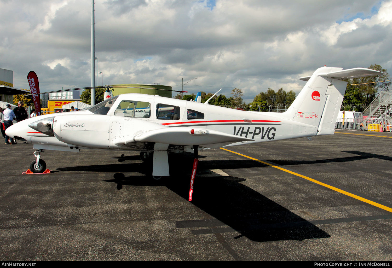 Aircraft Photo of VH-PVG | Piper PA-44-180 Seminole | Airwork Aviation | AirHistory.net #576891