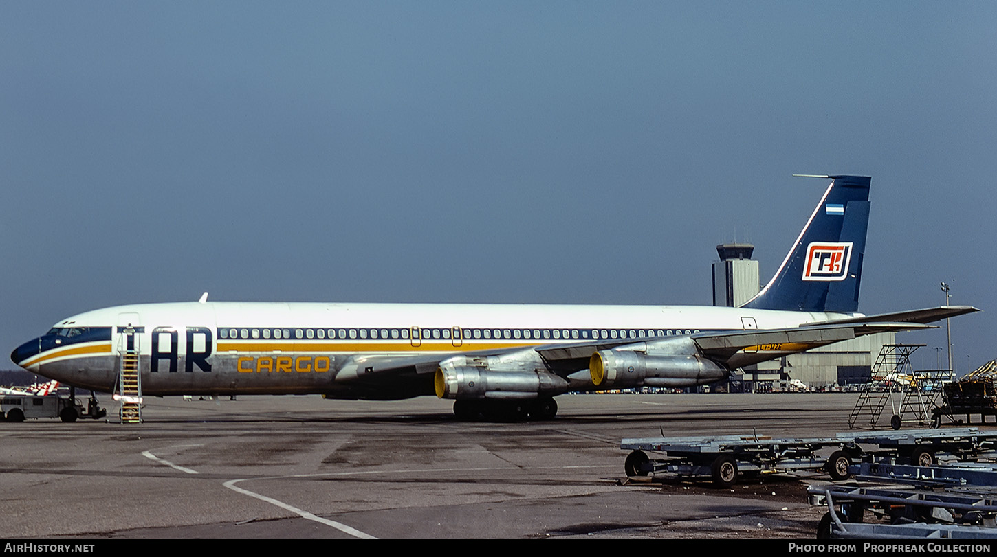 Aircraft Photo of LV-MZE | Boeing 707-338C | Transporte Aereo Rioplatense - TAR | AirHistory.net #576963