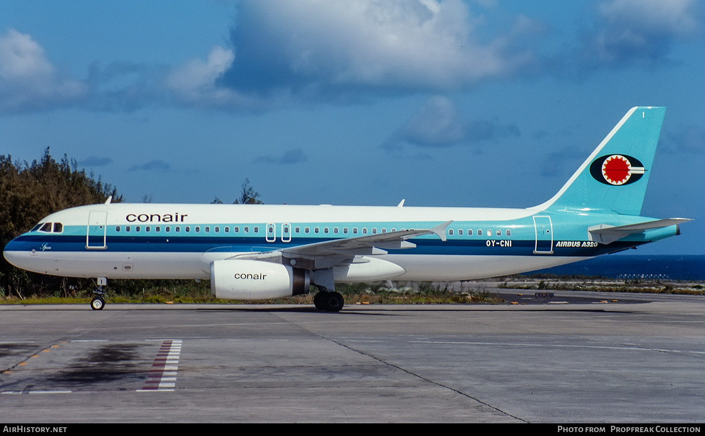 Aircraft Photo of OY-CNI | Airbus A320-231 | Conair of Scandinavia | AirHistory.net #576987