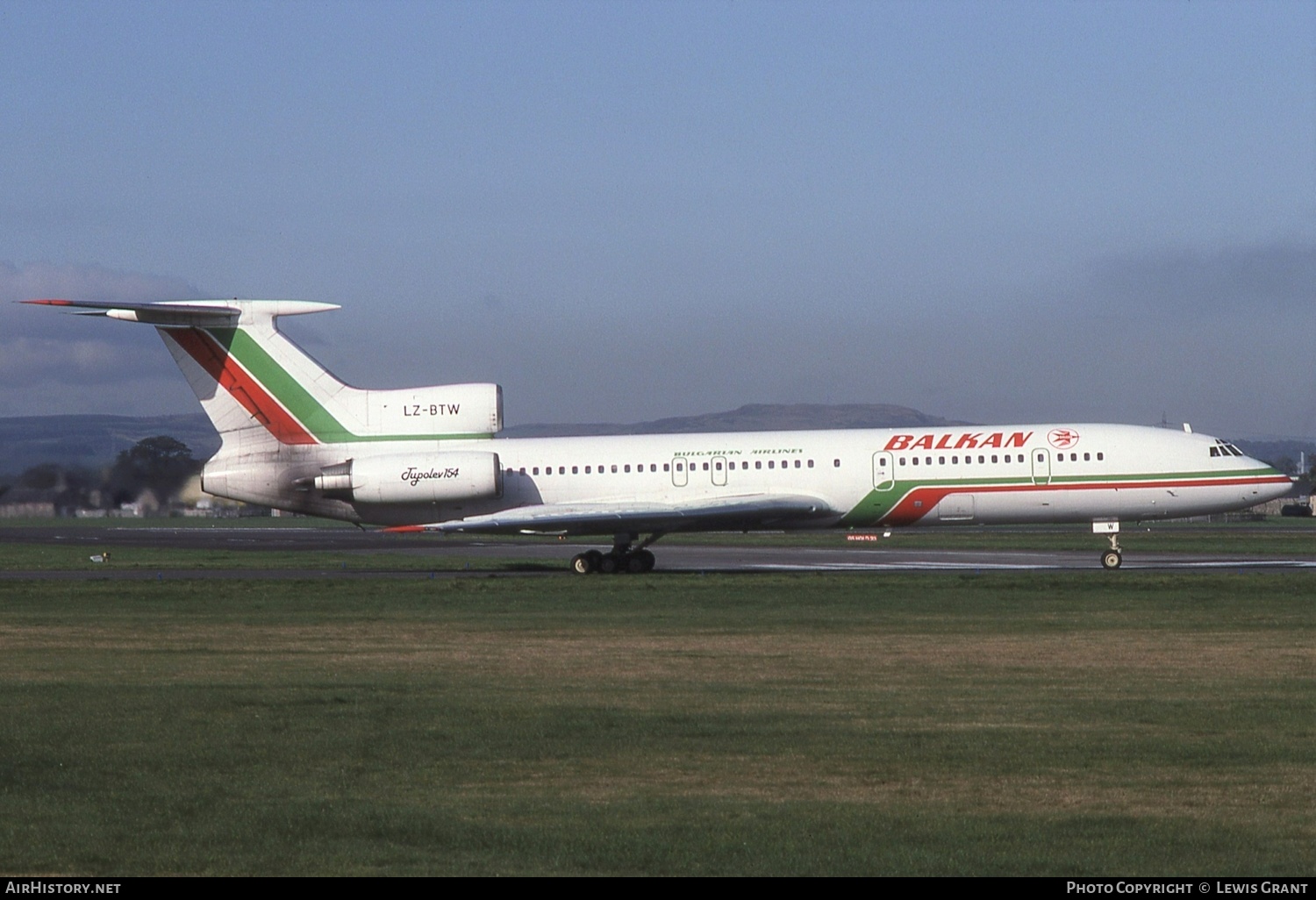 Aircraft Photo of LZ-BTW | Tupolev Tu-154M | Balkan - Bulgarian Airlines | AirHistory.net #577017