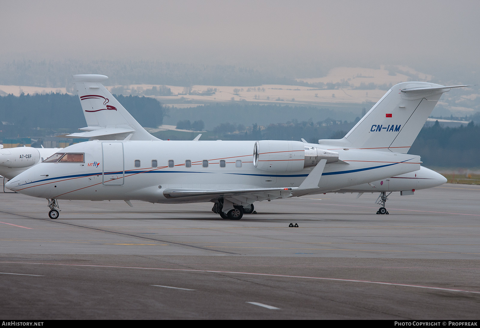 Aircraft Photo of CN-IAM | Bombardier Challenger 604 (CL-600-2B16) | MT Fly | AirHistory.net #577021