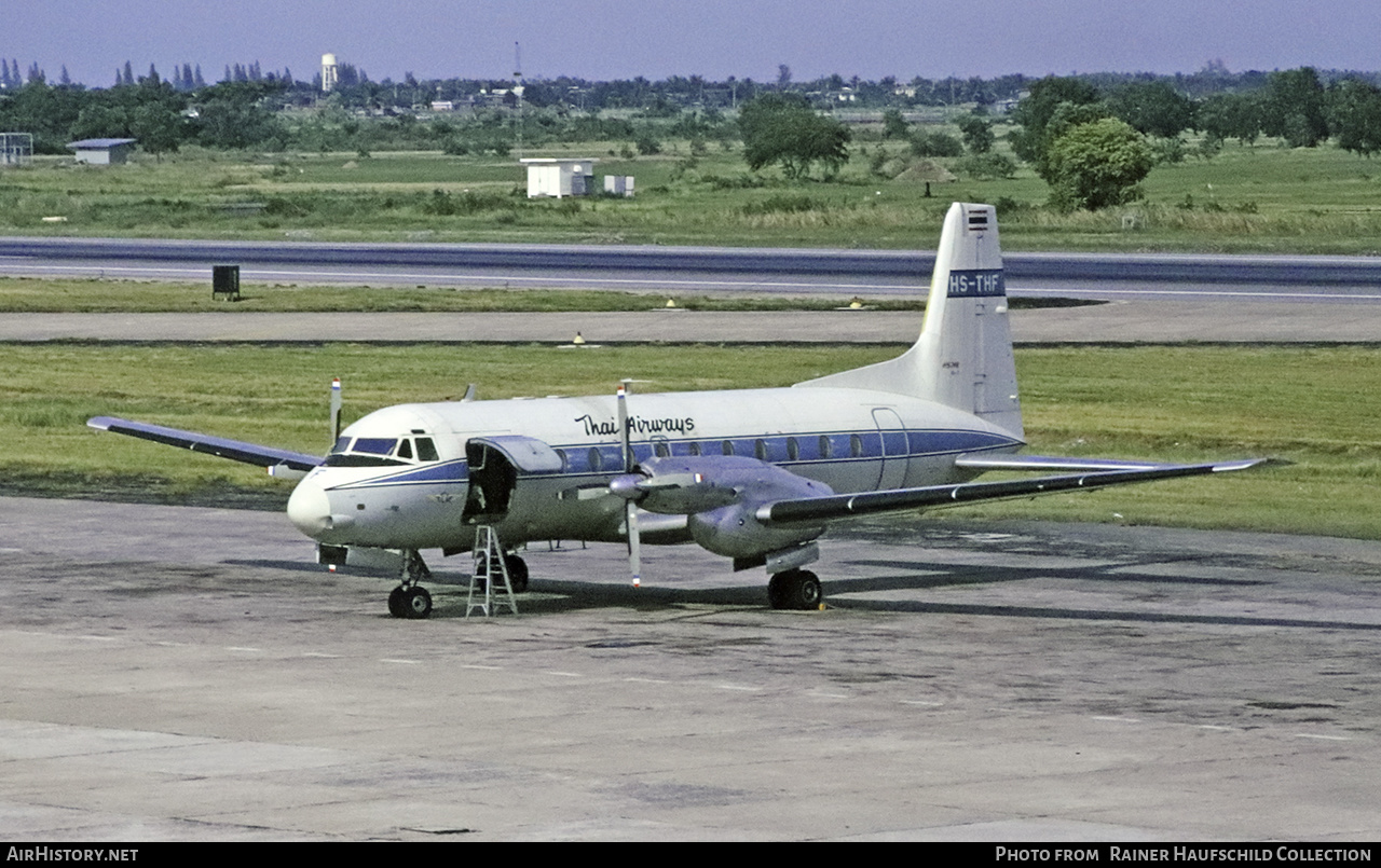 Aircraft Photo of HS-THF | Hawker Siddeley HS-748 Srs2/243 | Thai Airways | AirHistory.net #577030