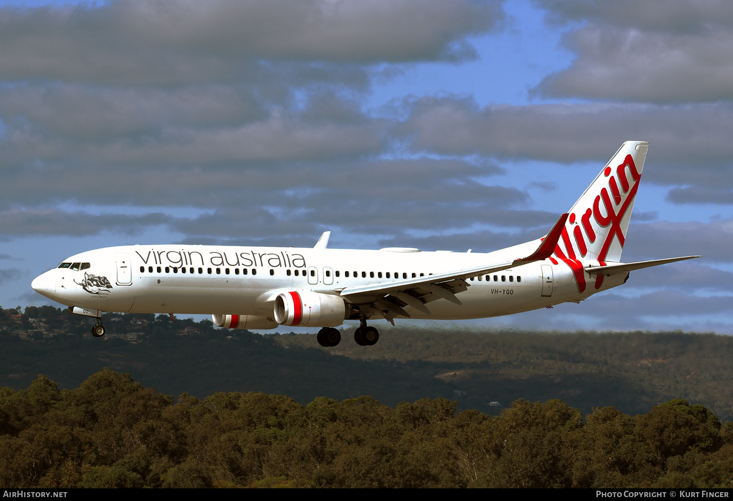 Aircraft Photo of VH-YQO | Boeing 737-8FE | Virgin Australia Airlines | AirHistory.net #577042