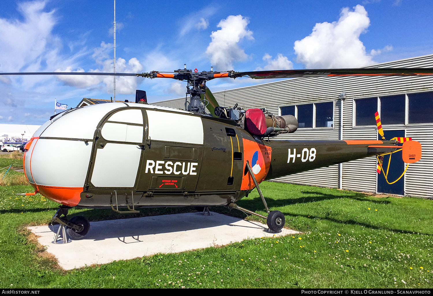 Aircraft Photo of H-08 | Sud SE-3160 Alouette III | Netherlands - Air Force | AirHistory.net #577058