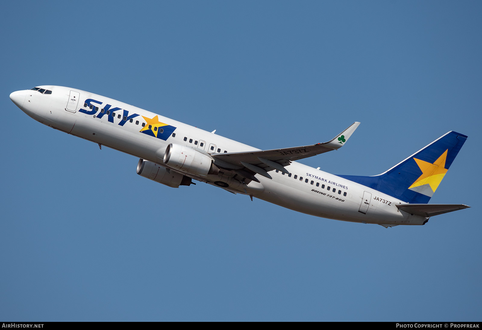 Aircraft Photo of JA737Z | Boeing 737-82Y | Skymark Airlines | AirHistory.net #577071