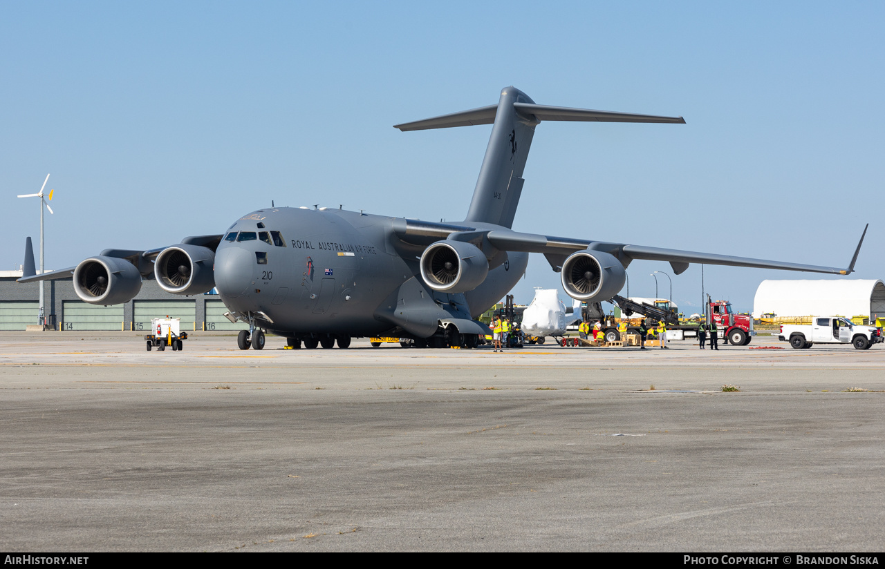 Aircraft Photo of A41-210 | Boeing C-17A Globemaster III | Australia - Air Force | AirHistory.net #577112