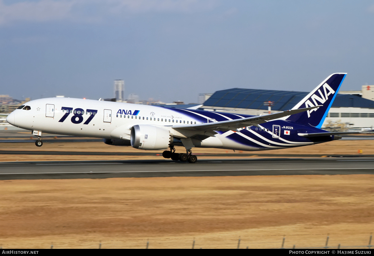 Aircraft Photo of JA802A | Boeing 787-8 Dreamliner | All Nippon Airways - ANA | AirHistory.net #577117