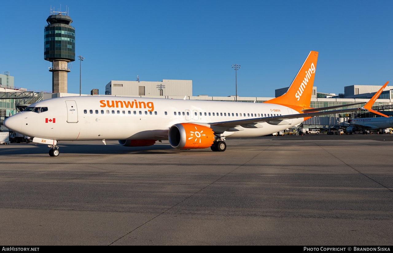 Aircraft Photo of C-GMXH | Boeing 737-8 Max 8 | Sunwing Airlines | AirHistory.net #577118