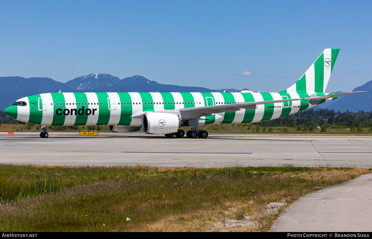Aircraft Photo of D-ANRD | Airbus A330-941N | Condor Flugdienst | AirHistory.net #577130