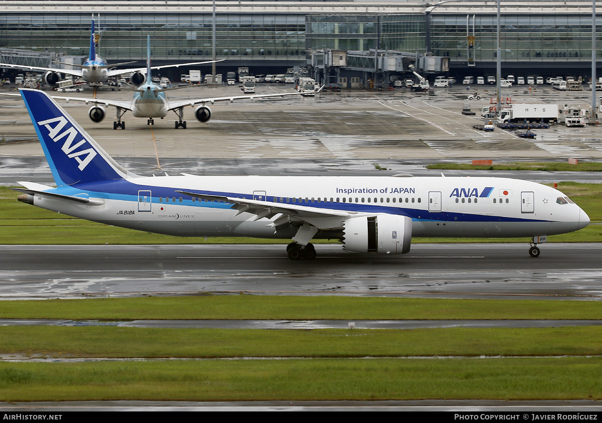 Aircraft Photo of JA818A | Boeing 787-8 Dreamliner | All Nippon Airways - ANA | AirHistory.net #577147