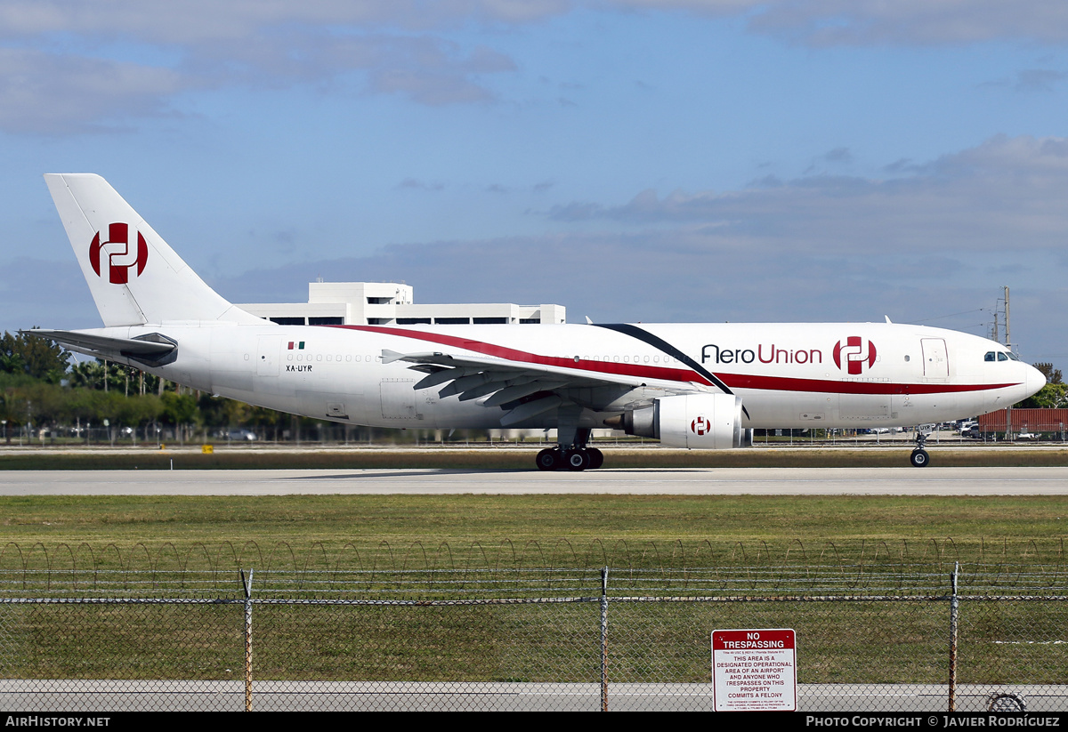 Aircraft Photo of XA-UYR | Airbus A300B4-605R(F) | AeroUnion | AirHistory.net #577149