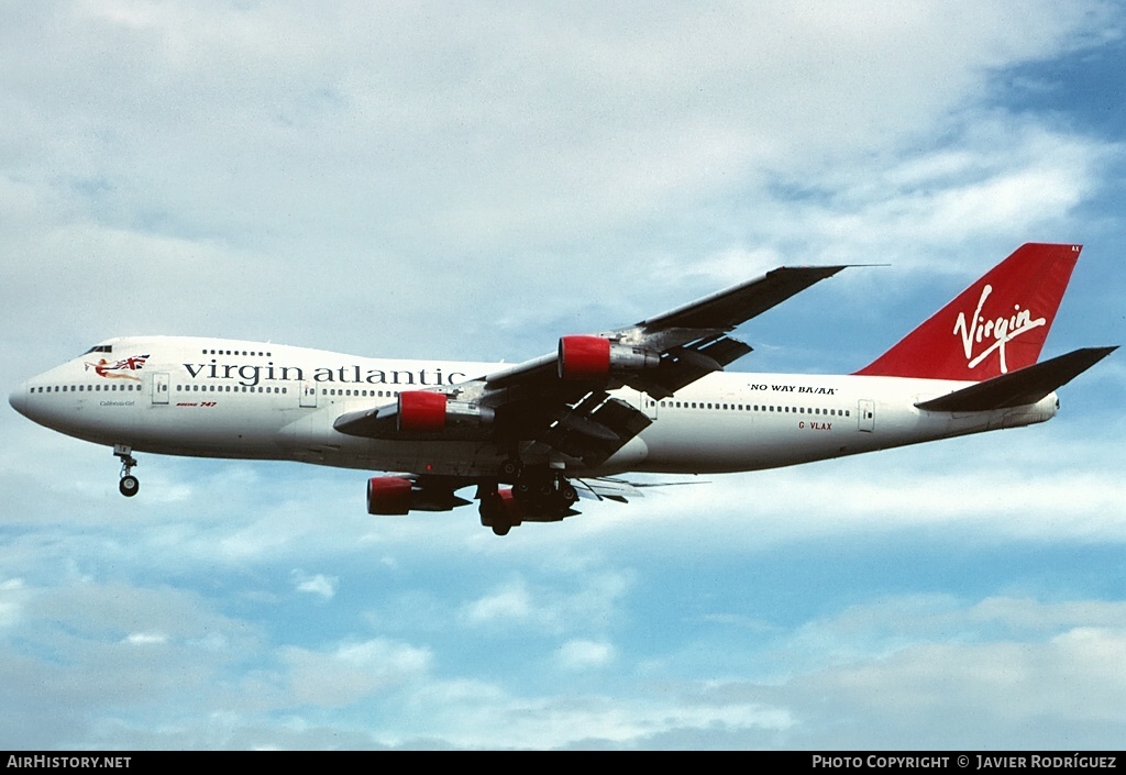 Aircraft Photo of G-VLAX | Boeing 747-238B | Virgin Atlantic Airways | AirHistory.net #577162