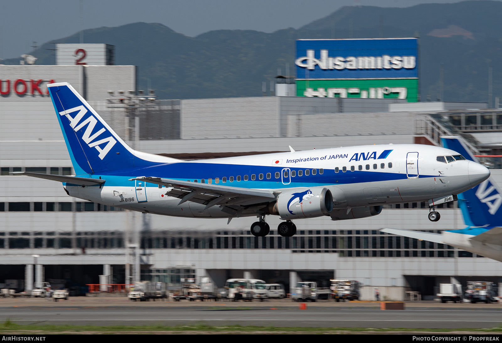 Aircraft Photo of JA8196 | Boeing 737-54K | All Nippon Airways - ANA | AirHistory.net #577190