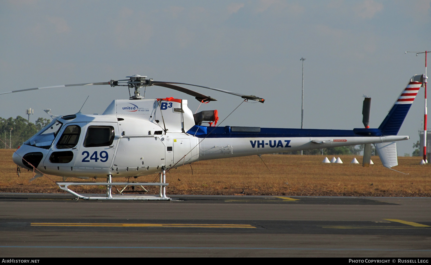 Aircraft Photo of VH-UAZ | Eurocopter AS-350B-3 Ecureuil | United Aero Helicopters | AirHistory.net #577207
