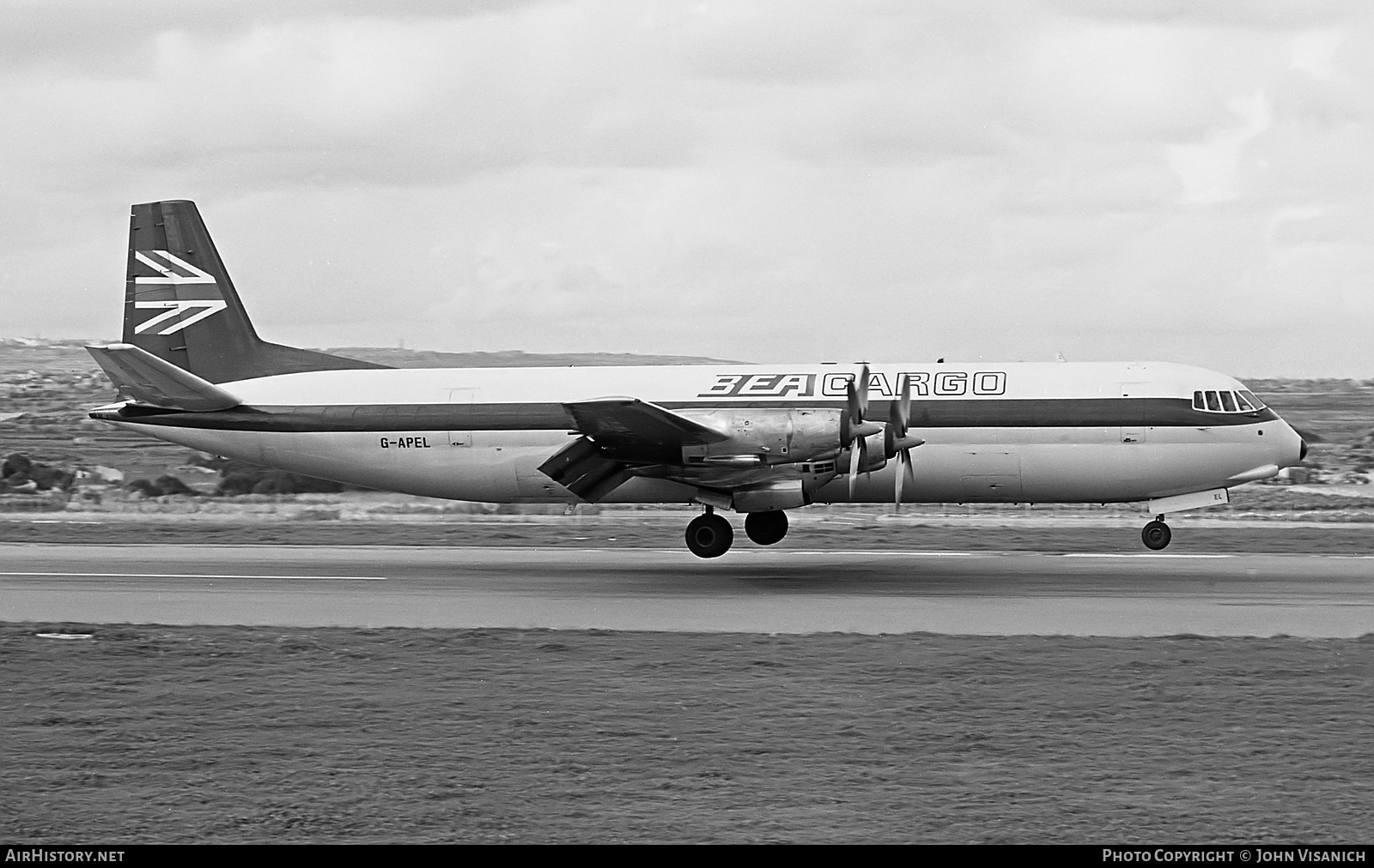 Aircraft Photo of G-APEL | Vickers 953 Merchantman | BEA Cargo - British European Airways | AirHistory.net #577212