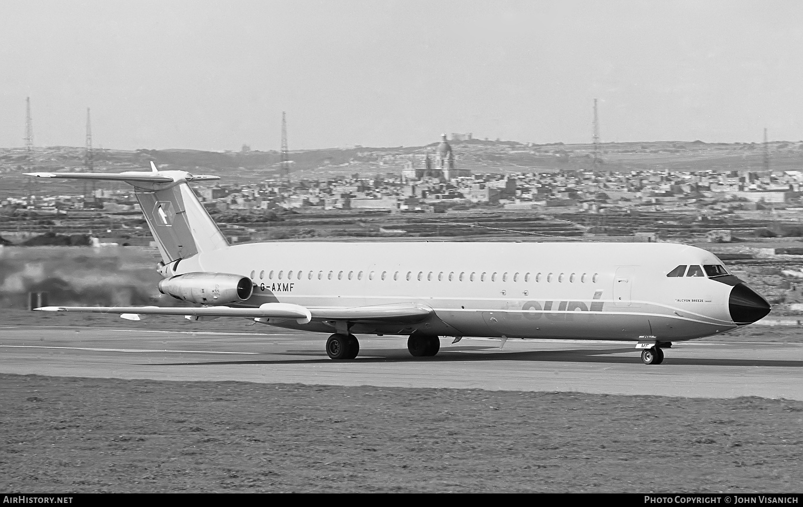 Aircraft Photo of G-AXMF | BAC 111-518FG One-Eleven | Court Line | AirHistory.net #577218