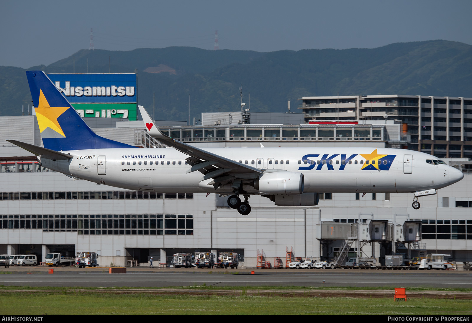 Aircraft Photo of JA73NP | Boeing 737-8HX | Skymark Airlines | AirHistory.net #577219