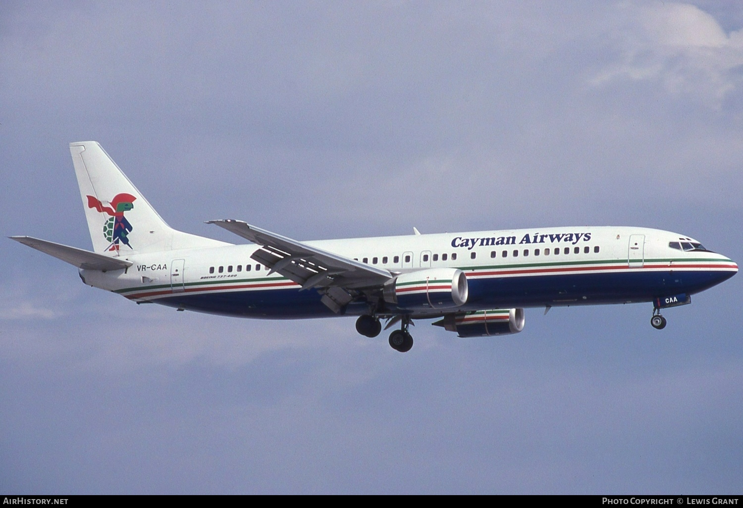 Aircraft Photo of VR-CAA | Boeing 737-4Q8 | Cayman Airways | AirHistory.net #577231