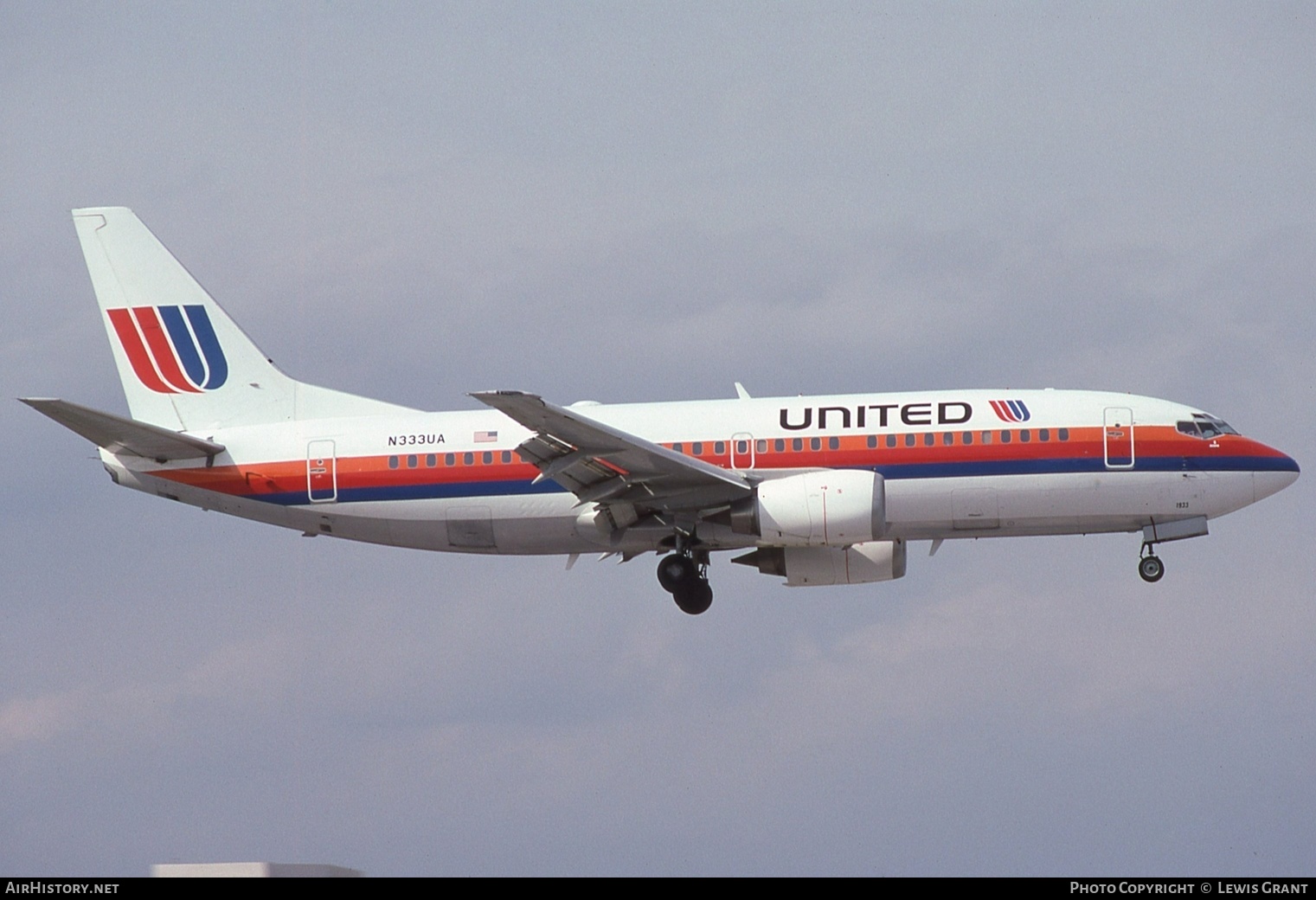 Aircraft Photo of N333UA | Boeing 737-322 | United Airlines | AirHistory.net #577246