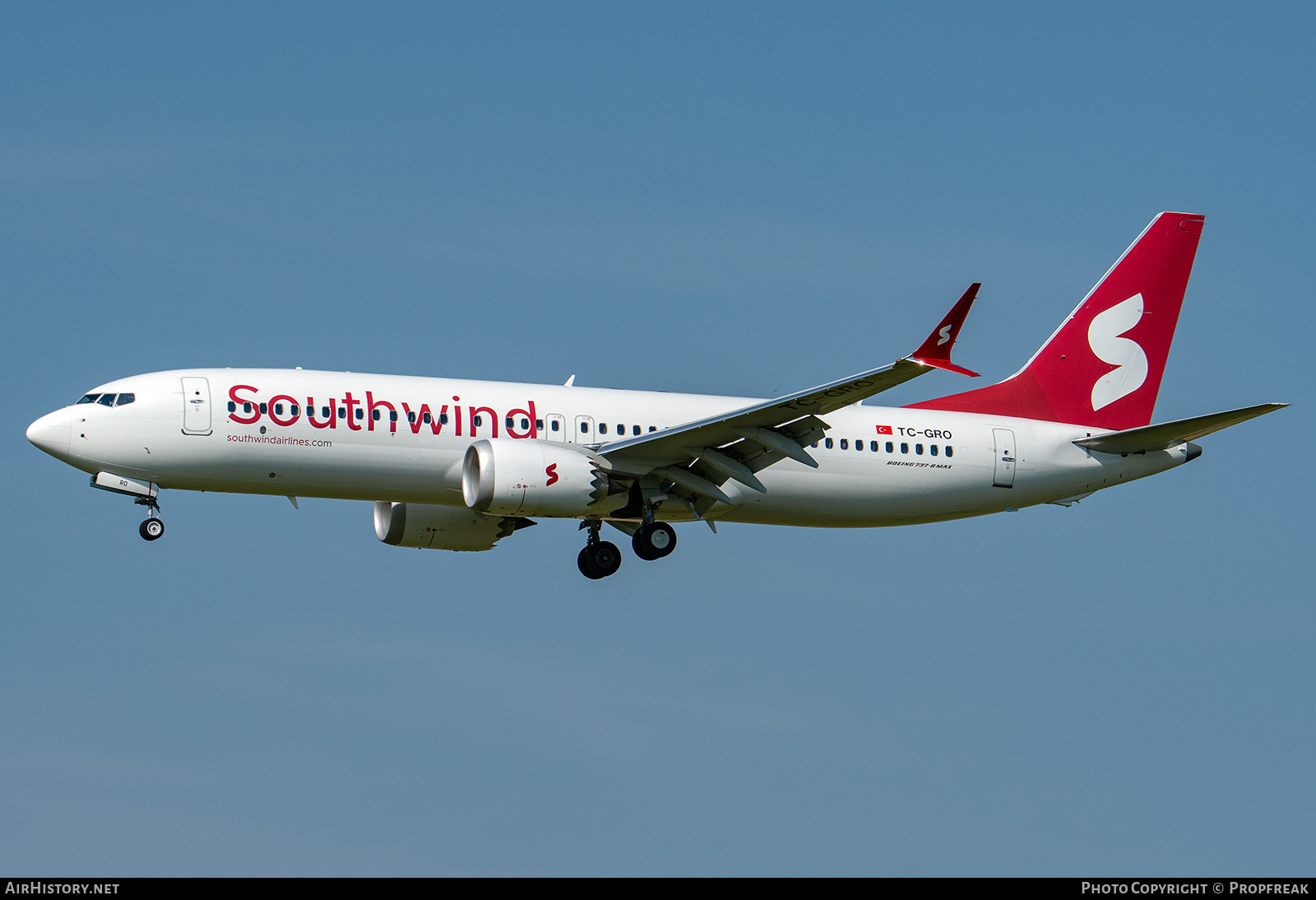 Aircraft Photo of TC-GRO | Boeing 737-8 Max 8 | Southwind Airlines | AirHistory.net #577248