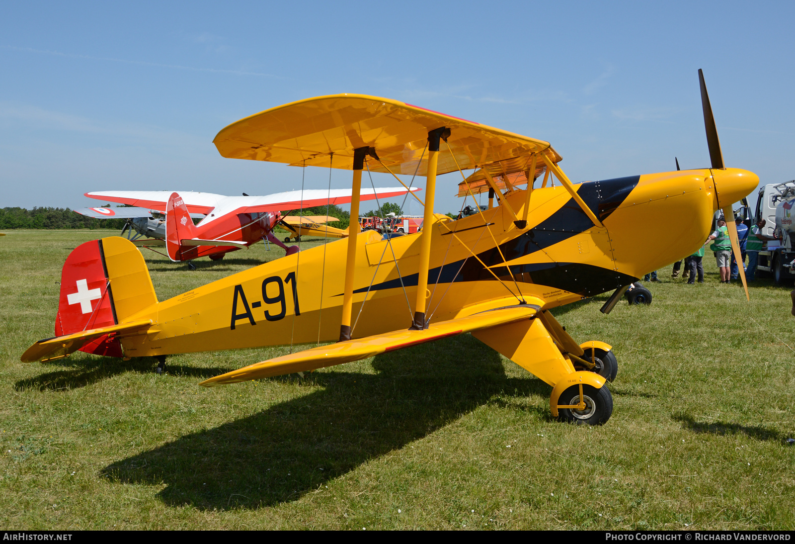 Aircraft Photo of N8TE / A-91 | Bucker Bu-131 Jungmann | Switzerland - Air Force | AirHistory.net #577257