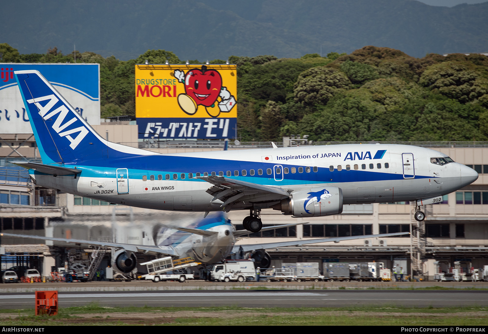 Aircraft Photo of JA302K | Boeing 737-54K | All Nippon Airways - ANA | AirHistory.net #577260